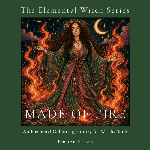 Made of Fire colouring book cover