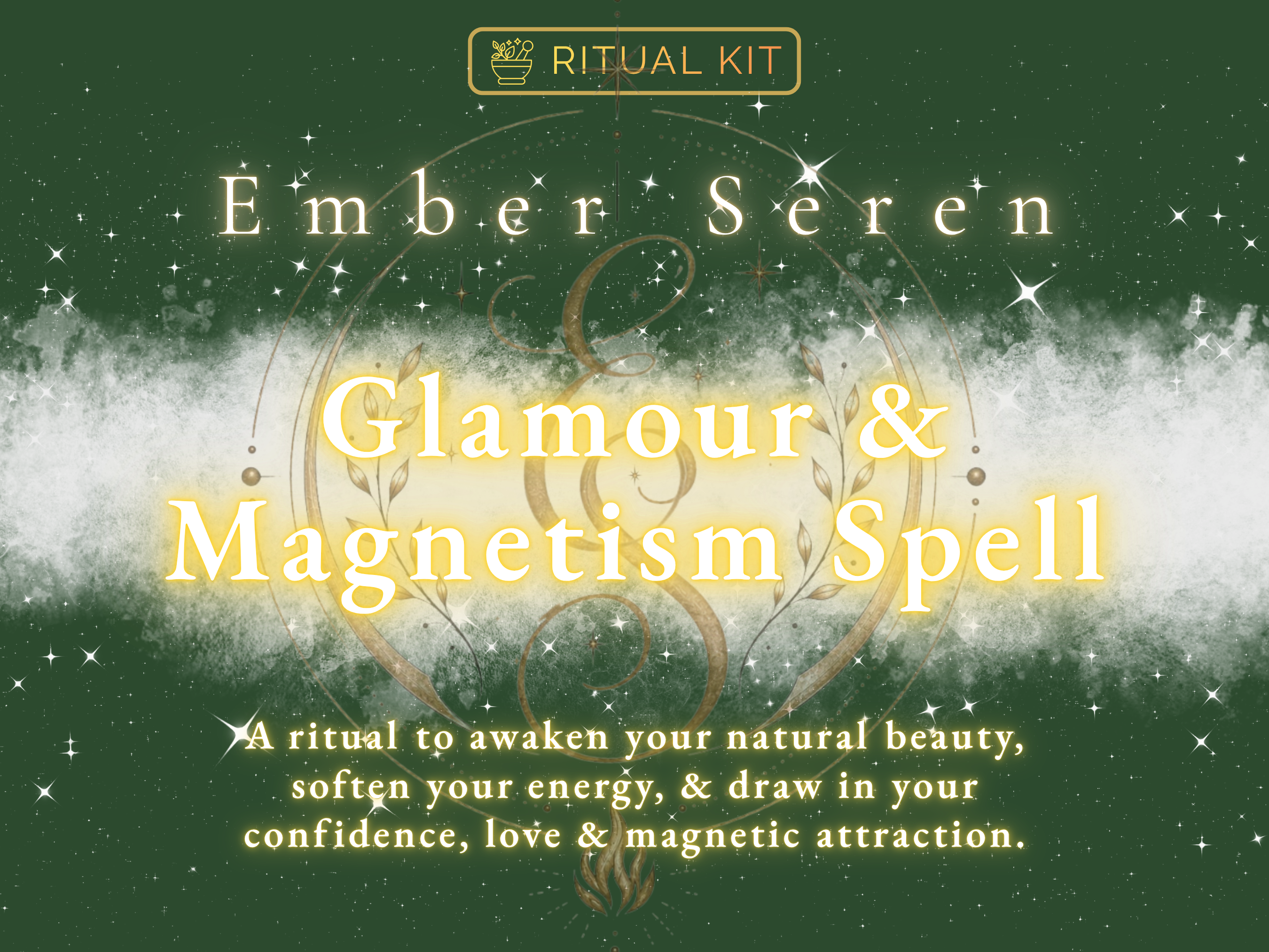 Glamour and Magnetism Spell ritual kit