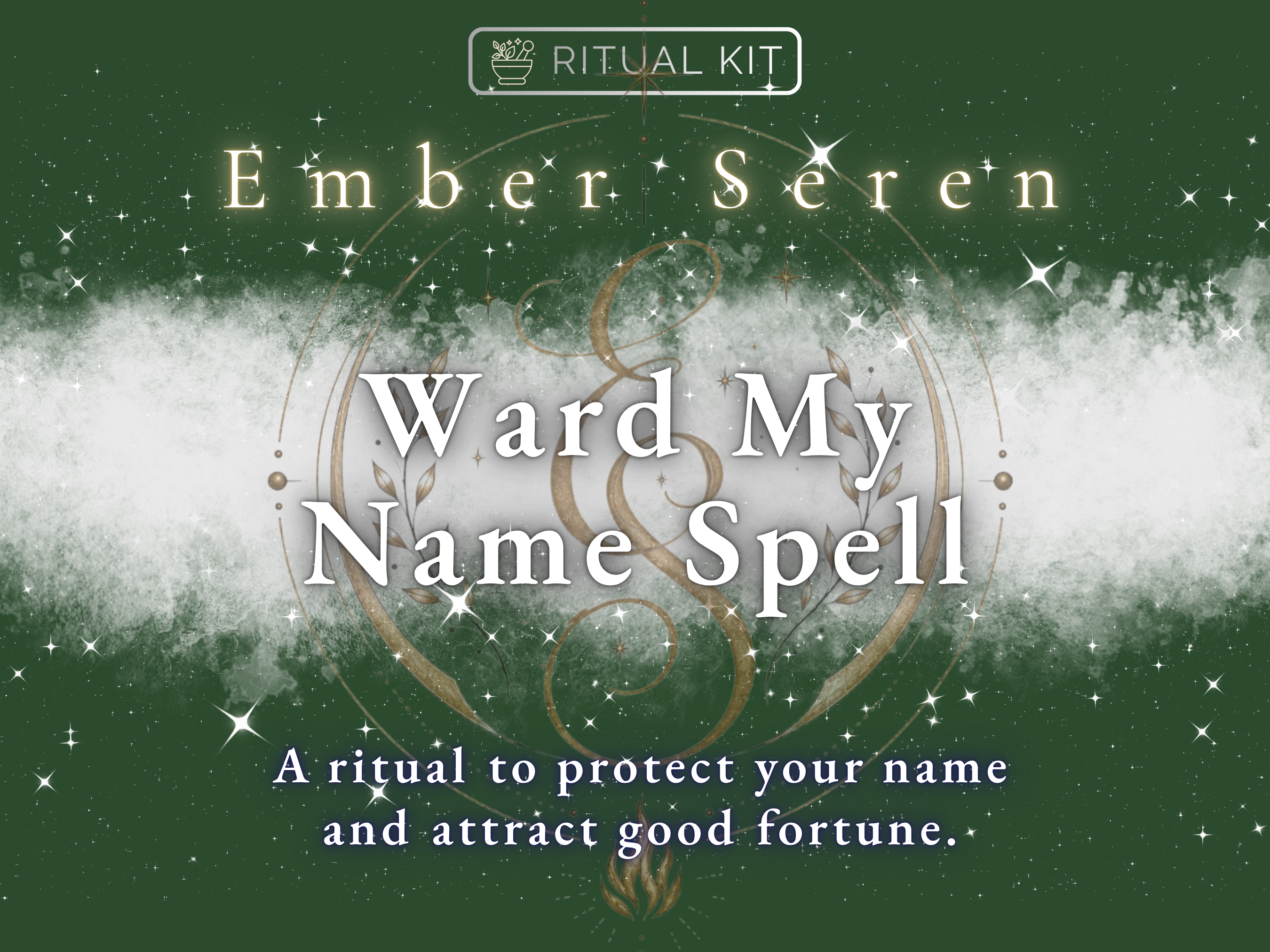 Ward My Name Spell ritual kit