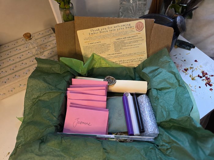 Protection Ritual spell box and packaging