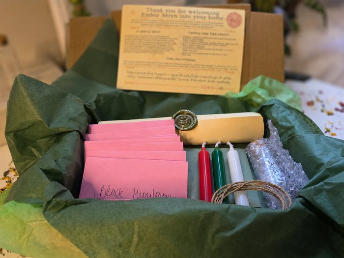 Ward My Name spell box and packaging